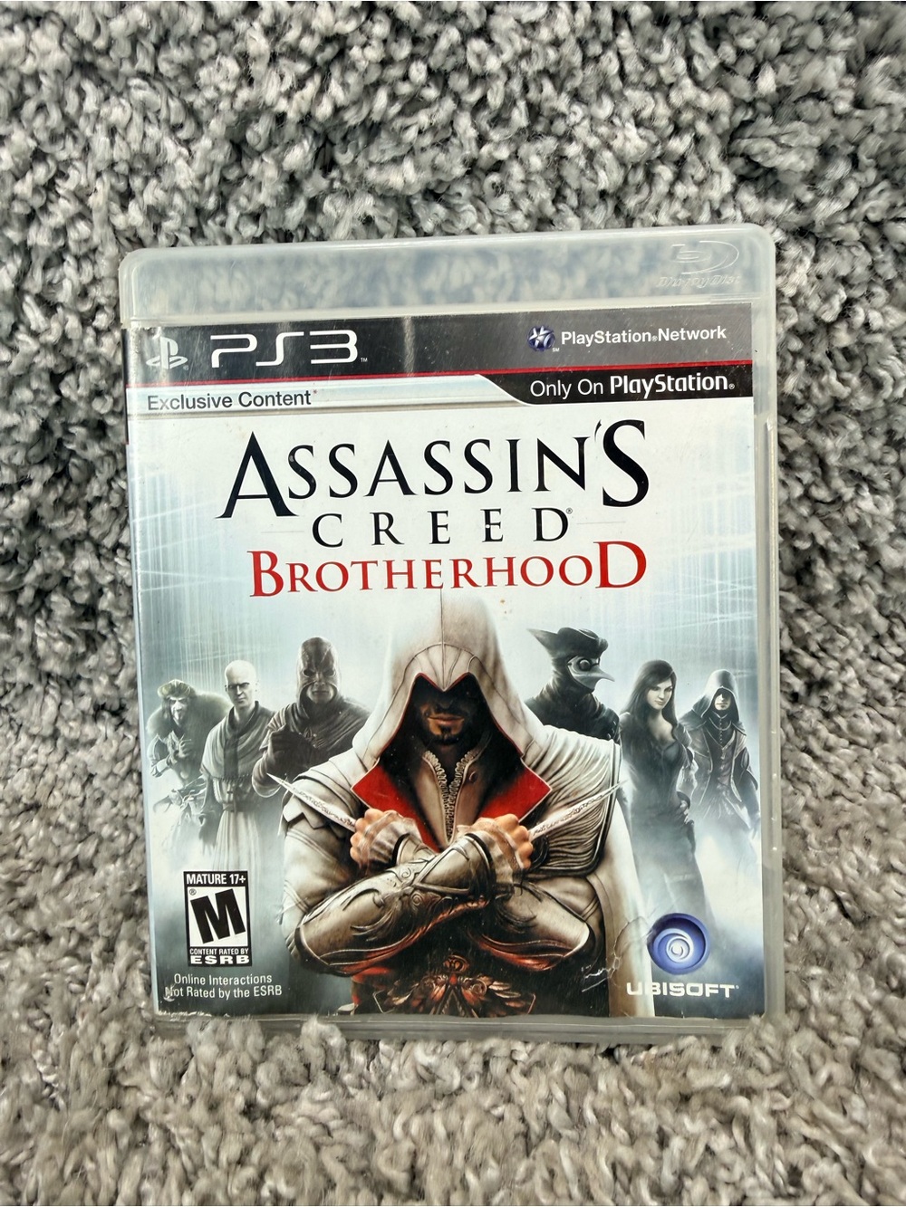 Assassin's Creed Brotherhood for PS3 - White/Red Cover